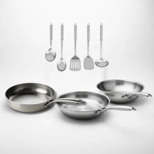 Hammered Titanium Cookware Set